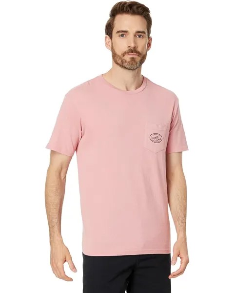 Футболка VISSLA Buckled Short Sleeve Pocket, цвет Dusty Rose
