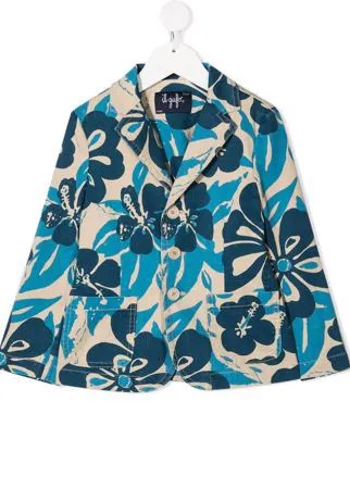 Il Gufo однобортный пиджак с цветочным принтом