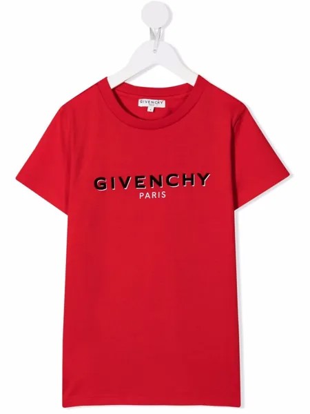 Givenchy Kids футболка с логотипом