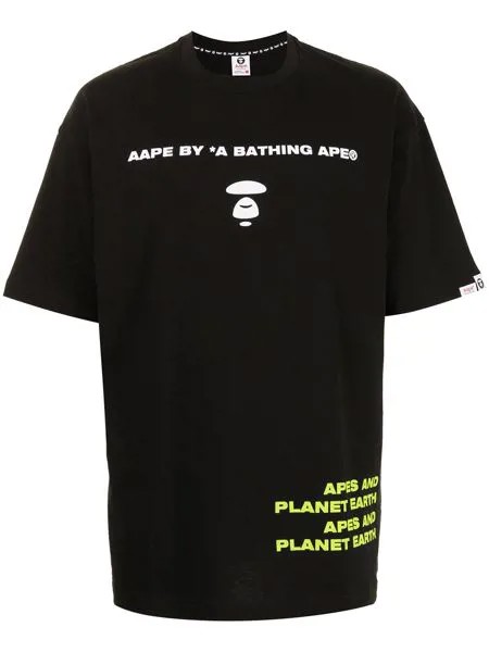 AAPE BY *A BATHING APE® футболка с графичным принтом