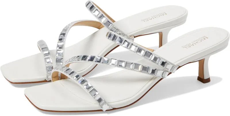 Босоножки Celia Kitten Slide MICHAEL Michael Kors, цвет Optic White