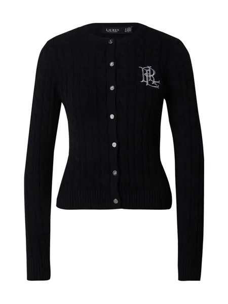 Вязаный кардиган Lauren Ralph Lauren, черный