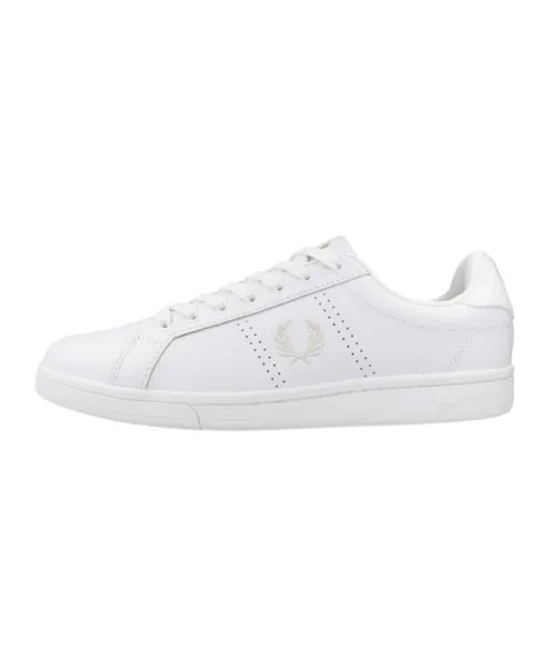 Кожаные кроссовки Fred Perry, белый