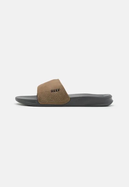 Туфли-мюли на плоской подошве ONE SLIDE Reef, цвет grey/tan