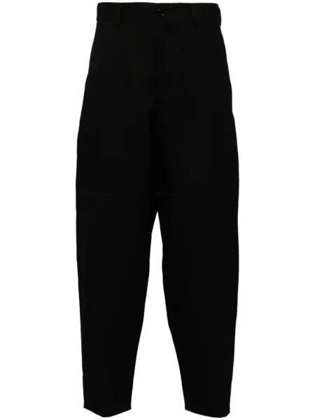 Comme des Garçons Homme Deux фактурные брюки, черный
