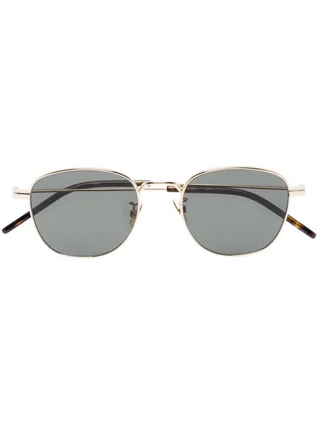 Saint Laurent Eyewear солнцезащитные очки в круглой оправе