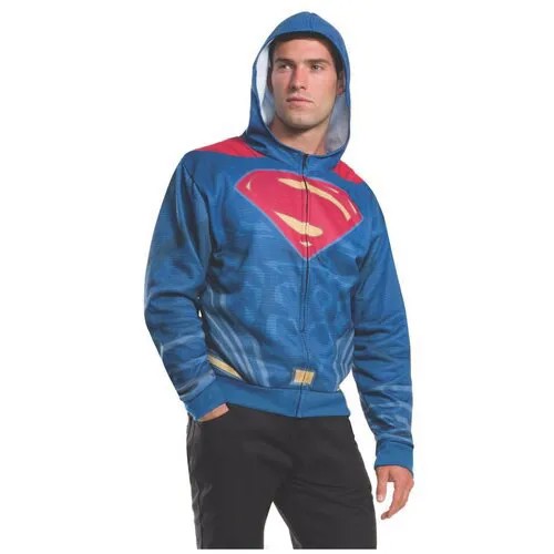 Карнавальный костюм Rubie's Толстовка Супермен мужская, STD (48-50)