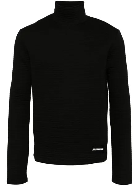 Jil Sander толстовка с подкладкой, черный