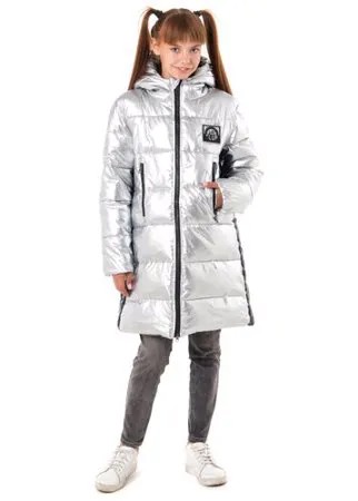 Пальто зимнее утепленное для девочки, V- Baby 64-008