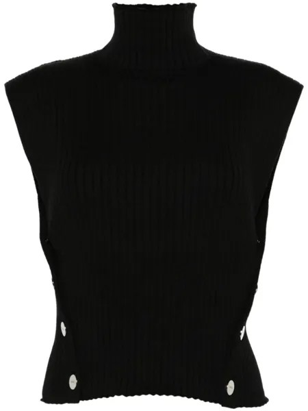 A.P.C. блузка Paige в рубчик, черный