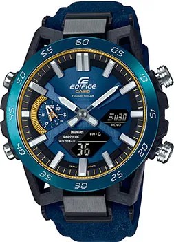 Японские наручные  мужские часы Casio ECB-2000SS-2A. Коллекция Edifice