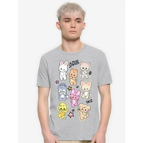 Футболка Design Heroes, размер S, серый