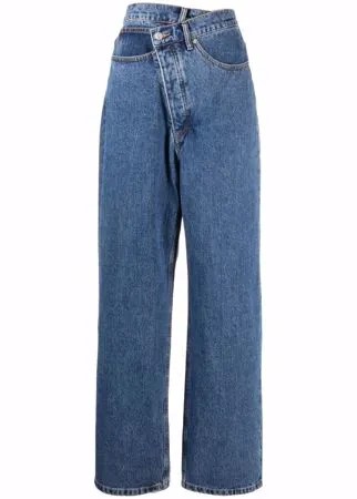 12 STOREEZ джинсы с асимметричным поясом