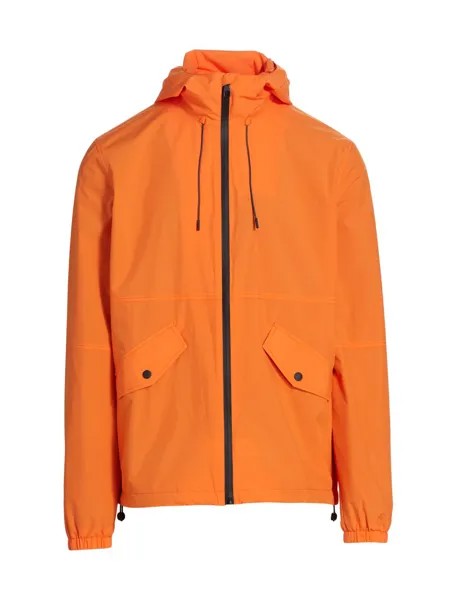 Куртка-ветровка Slim-Fit Active Saks Fifth Avenue, оранжевый