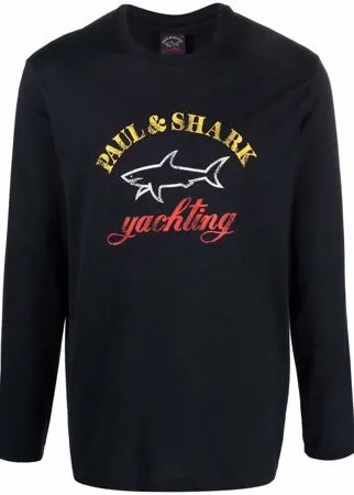 Paul & Shark футболка с длинными рукавами и логотипом