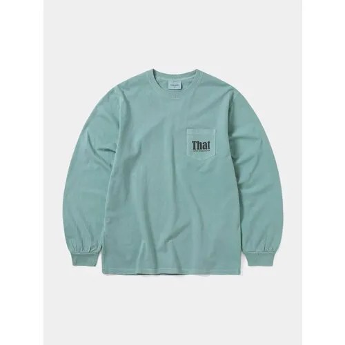 Лонгслив thisisneverthat That Pocket L/S, размер L, , зеленый