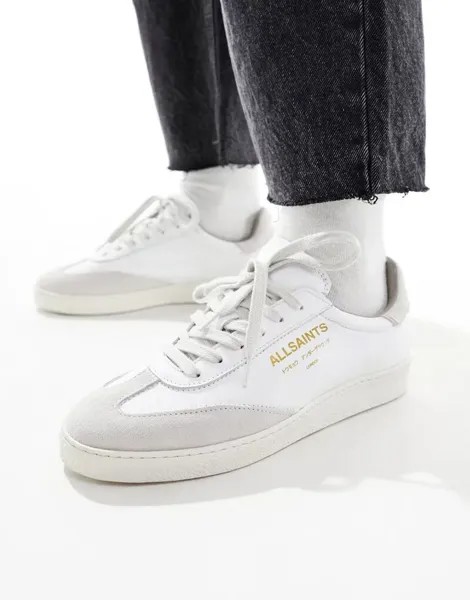 Белые кожаные кроссовки AllSaints Thelma
