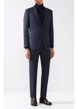 Шерстяной костюм с пиджаком на двух пуговицах Ermenegildo Zegna