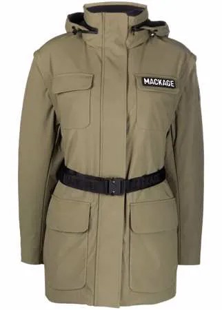 Mackage пуховик с поясом