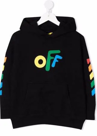 Off-White Kids худи с графичным принтом