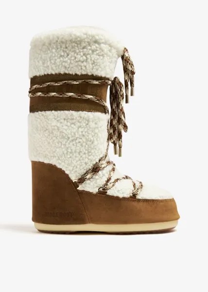 Ботинки Moon Boot Icon Shearling, коричневый