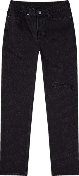 Джинсы Ksubi Van Winkle Heroism 'Heroism Black', черный