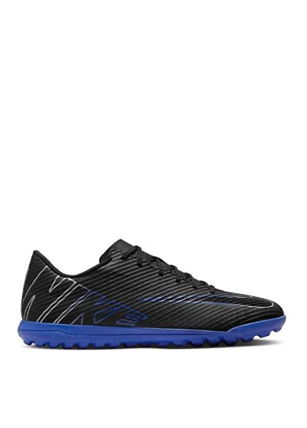Мужские футбольные бутсы чёрно-серо-серебряного цвета DJ5968-040 VAPOR 15 CLUB TF Nike, черный/серый/серебристый