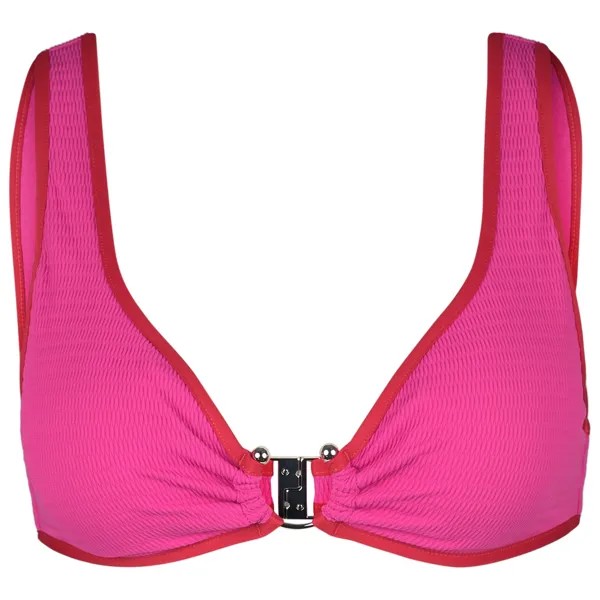 Верх бикини Seafolly Women's Beach Bound Ring Front Tank, цвет Hot Pink