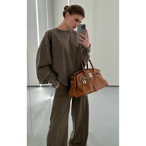 Свитшот IRNBY, размер M/L, , коричневый