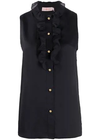 Tory Burch блузка без рукавов с оборками