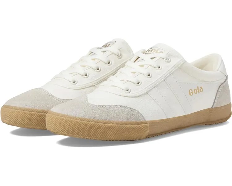 Кроссовки Gola Badminton, цвет Off-White/Off-White/Gum