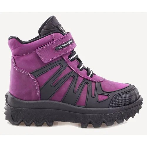 Ботинки MINIMEN, размер 30, фиолетовый