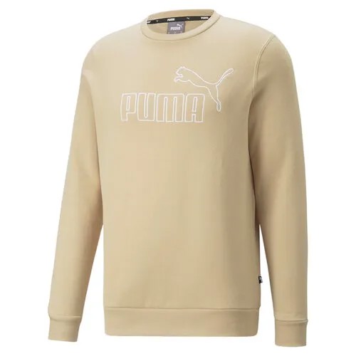 Свитшот PUMA ESS ELEVATED Crew, размер S, бежевый