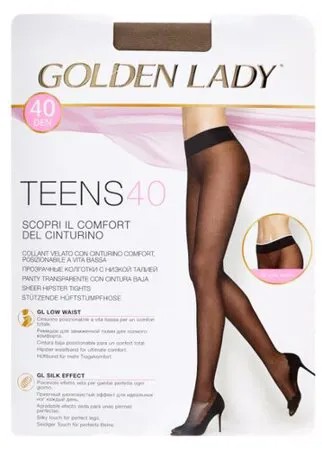 Колготки Golden Lady Teens Vita Bassa 40 den, размер 2-S, daino (бежевый)
