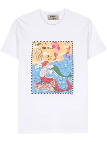 Alessandro Enriquez футболка I Was a Mermaid, белый