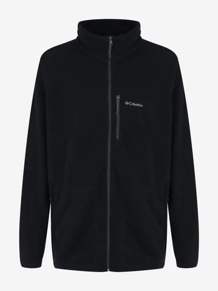 Джемпер флисовый мужской Columbia Fast Trek II Full Zip Fleece, Plus Size, Черный