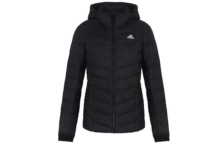 Пуховик женский черный Adidas