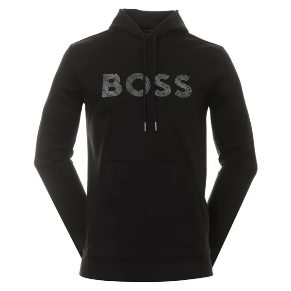 Толстовка с капюшоном Hugo Boss Soody Mirror, черный
