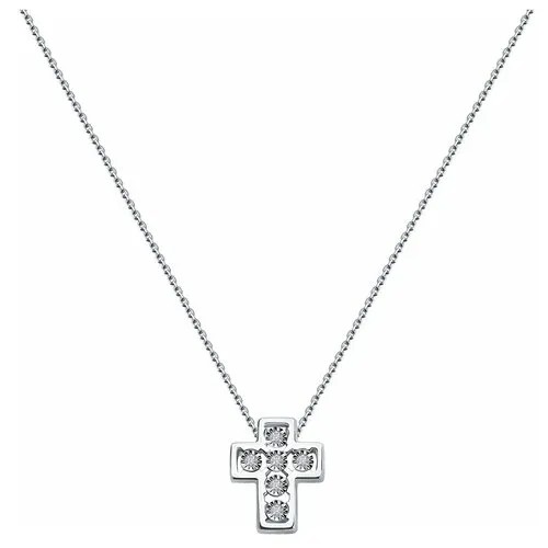 Колье Diamant, белое золото, 585 проба, бриллиант, длина 45 см.