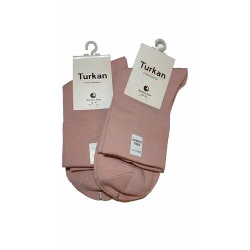 Носки Turkan, 2 пары, размер 36-41, розовый
