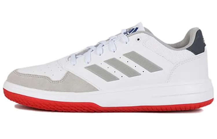Adidas Neo Gametalker Мужские винтажные баскетбольные кроссовки Белый Серый Красный