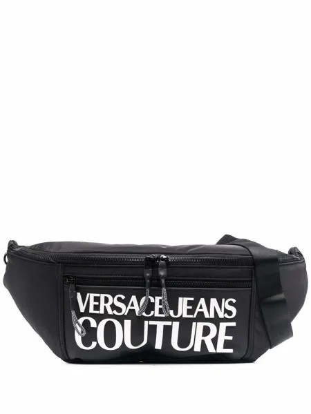 Versace Jeans Couture поясная сумка из искусственной кожи с логотипом
