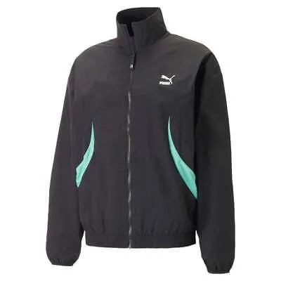 Puma Swxp FullZip Спортивная куртка мужская черная повседневная спортивная верхняя одежда 53822101