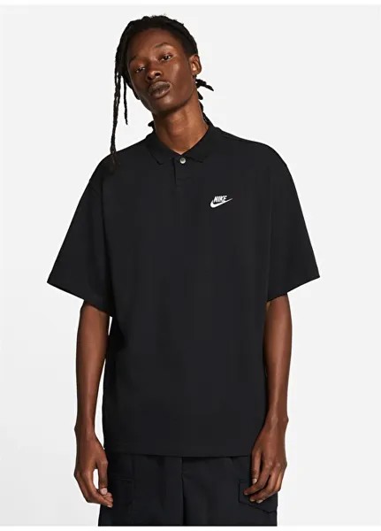 Черная, серая, серебряная мужская футболка-поло Nike