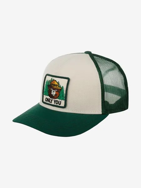Бейсболка с сеточкой AMERICAN NEEDLE 42960A-SBEAR Smokey Bear Valin (зеленый), Зеленый