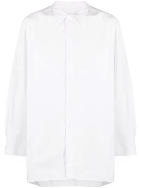 Рубашка со вставками Yohji Yamamoto, белый