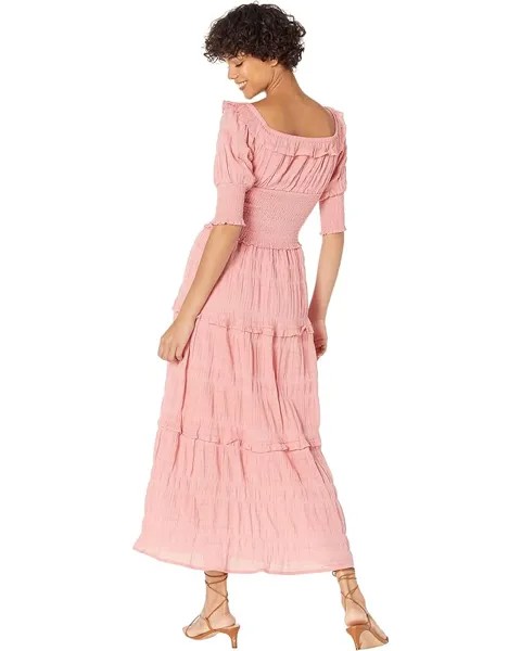 Платье Steve Madden Peasantries Dress, цвет Deep Lipstick