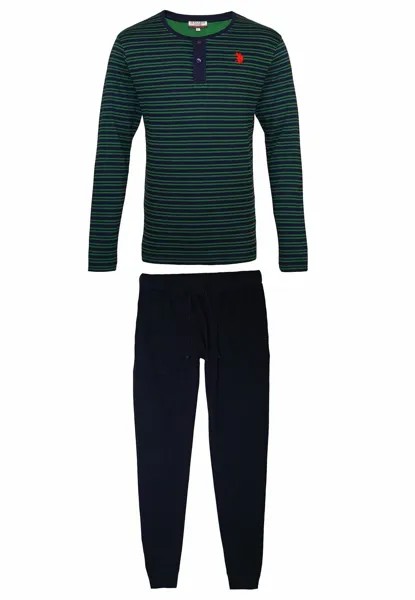 Пижамы U.S. Polo Assn., темно-зеленый