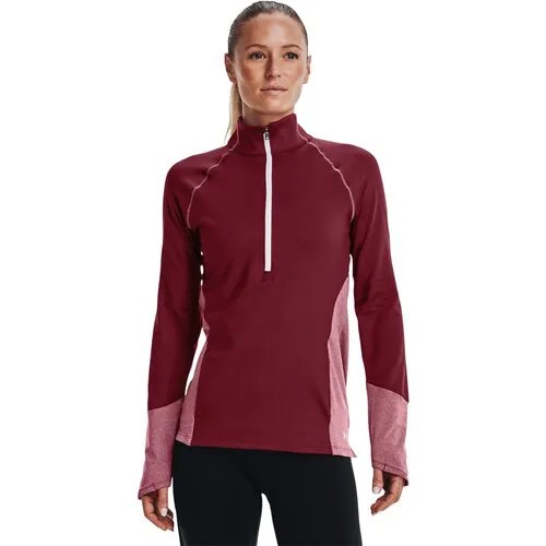 Лонгслив Under Armour, размер LG, бордовый