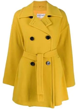 Pierre Cardin Pre-Owned двубортное пальто 1980-х годов